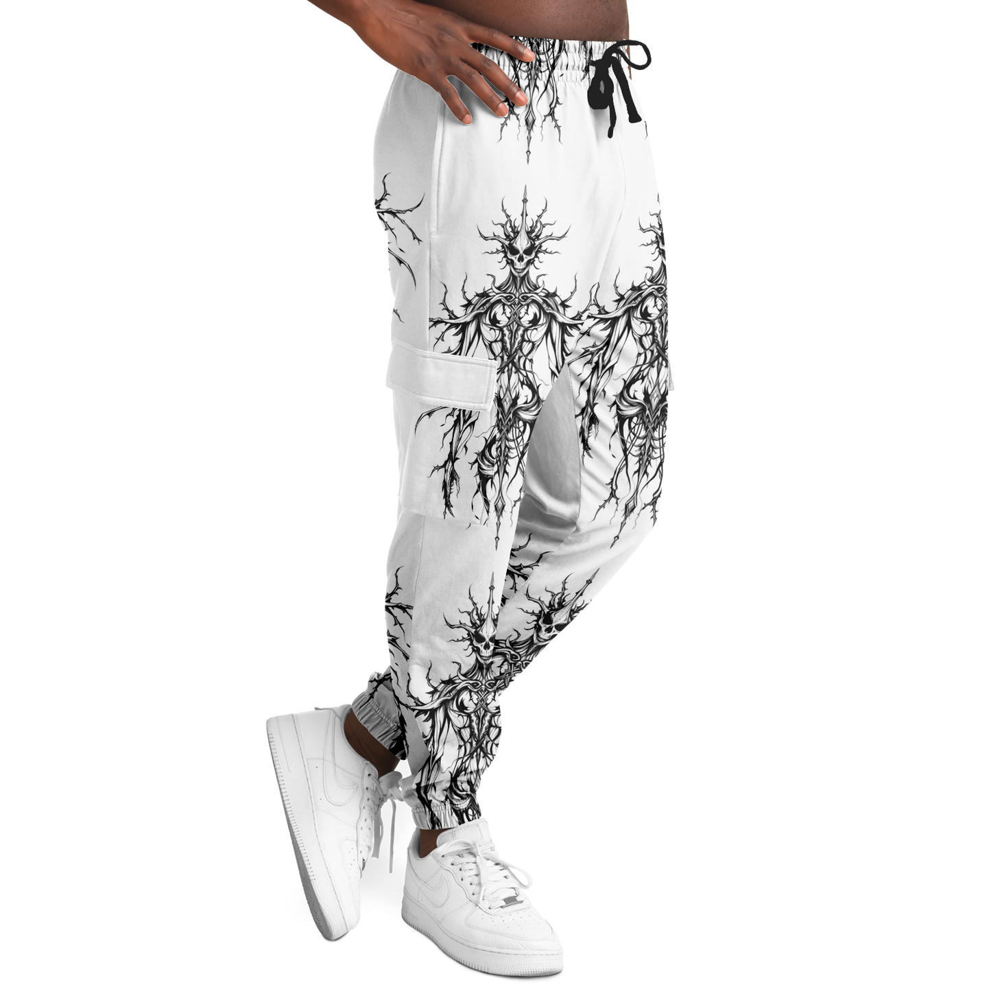 Pantalones Nightfang monocromáticos – Colección Tribal Wave
